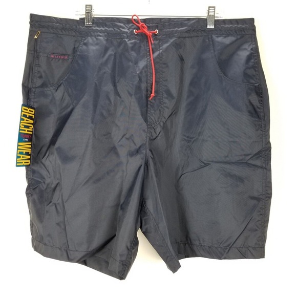 Tommy Hilfiger Other - Tommy Jeans Men's Shorts Size XL Tommy Hilfiger Spellout Navy Blue Beach Wear